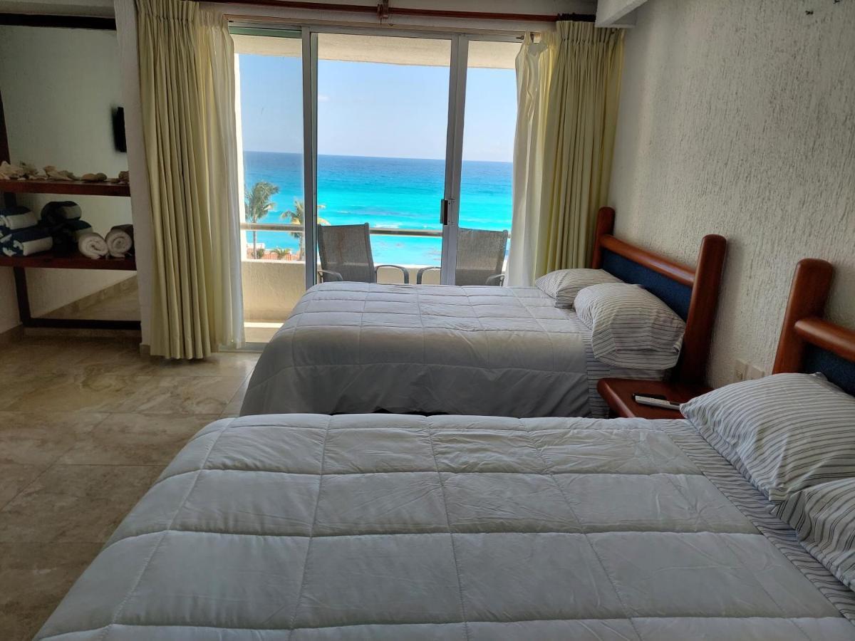 Departamento Cielo Ocen View En Condominios Solymar Cancún Exterior foto