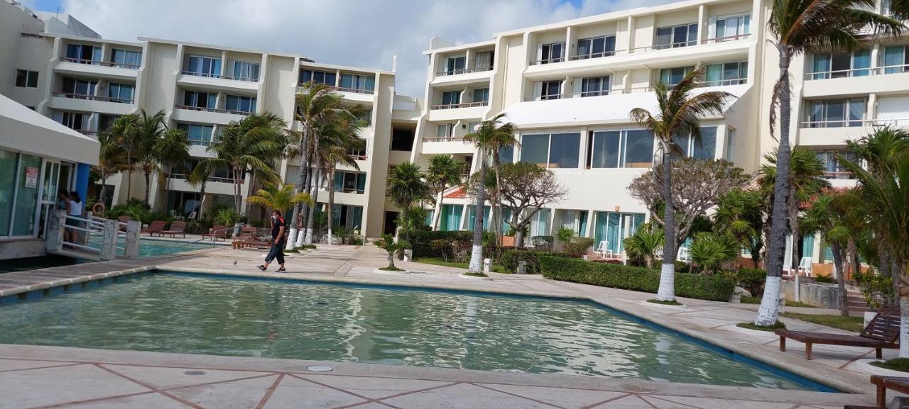 Departamento Cielo Ocen View En Condominios Solymar Cancún Exterior foto